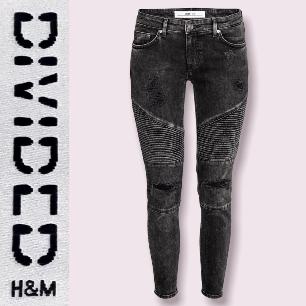 Biker Skinny Jeans ▪️ H&M